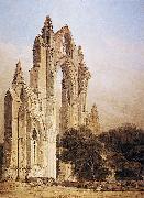 Thomas Girtin Guisborough Priory, Yorkshire oil on canvas